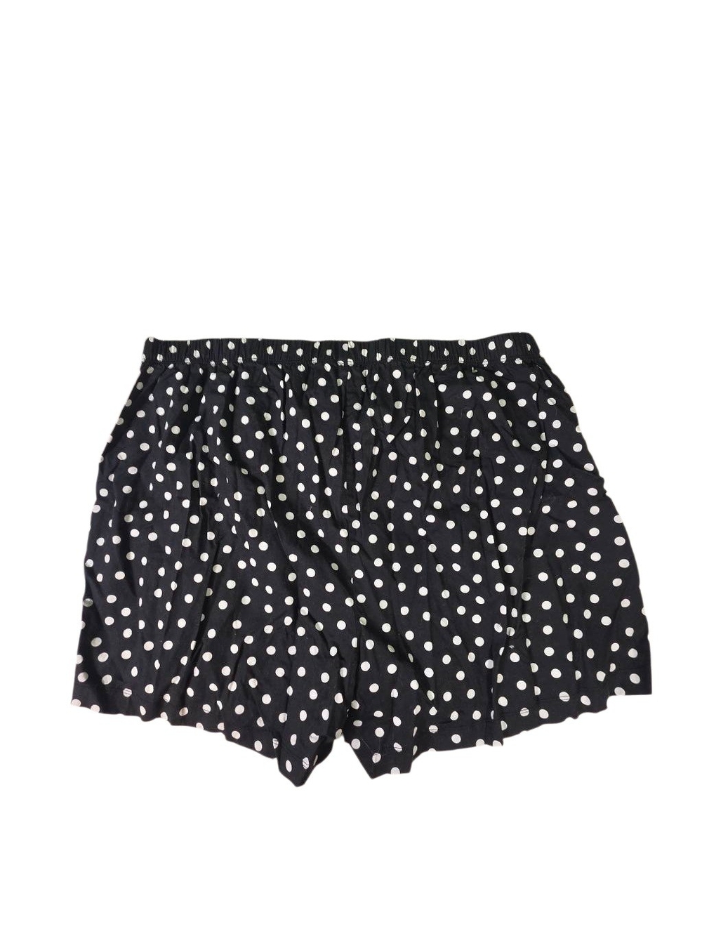 just be Black & White Polka Dot High‑Waist Strechy Shorts Size 2X